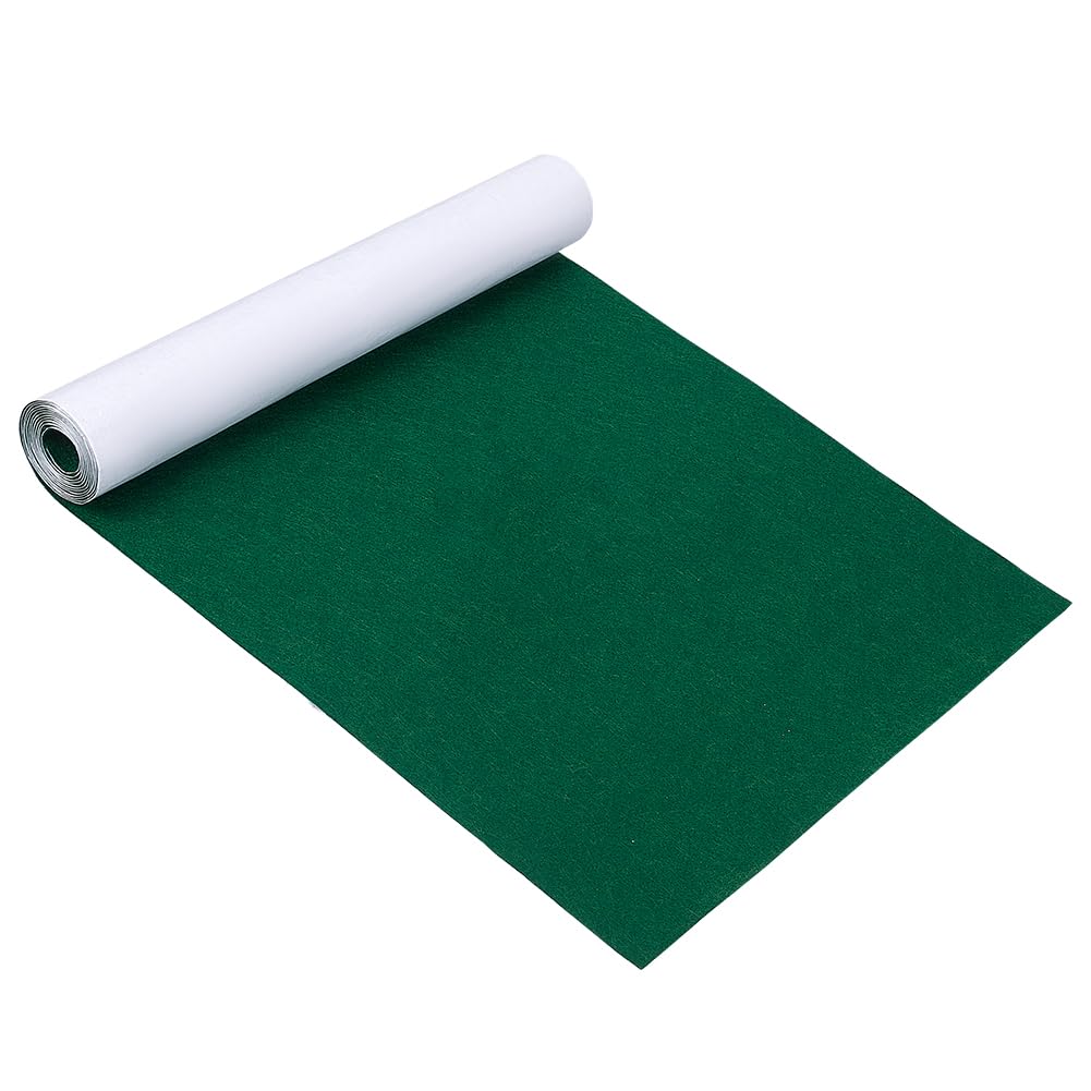 BENECREAT Green Self Adhesive Felt Fabric Sheet – 40cm x 2m Box Liner