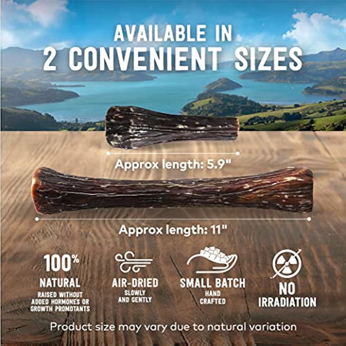Ziwi Peak Venison Full Shank Dog Chew – Natural Air-Dried Bone