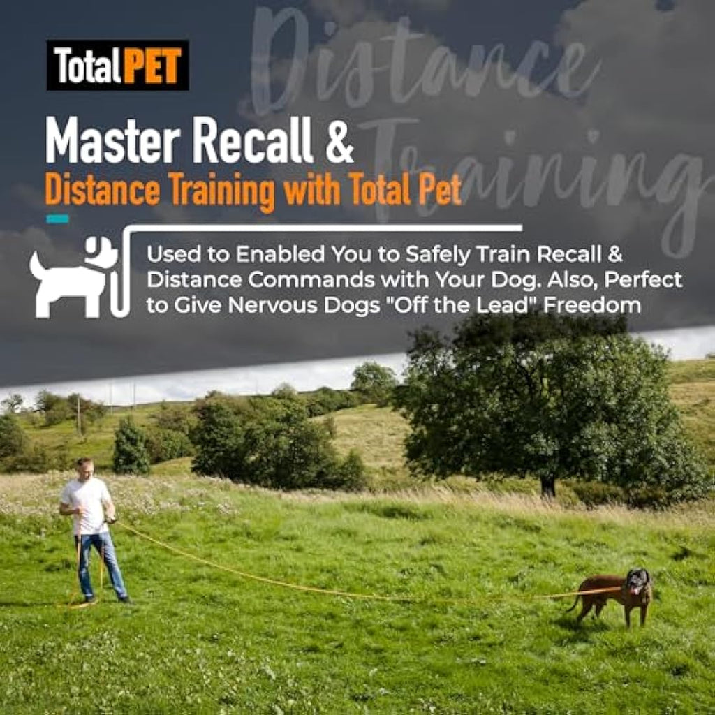 Waterproof Dog Training Lead – 10m Long Line Recall Leash