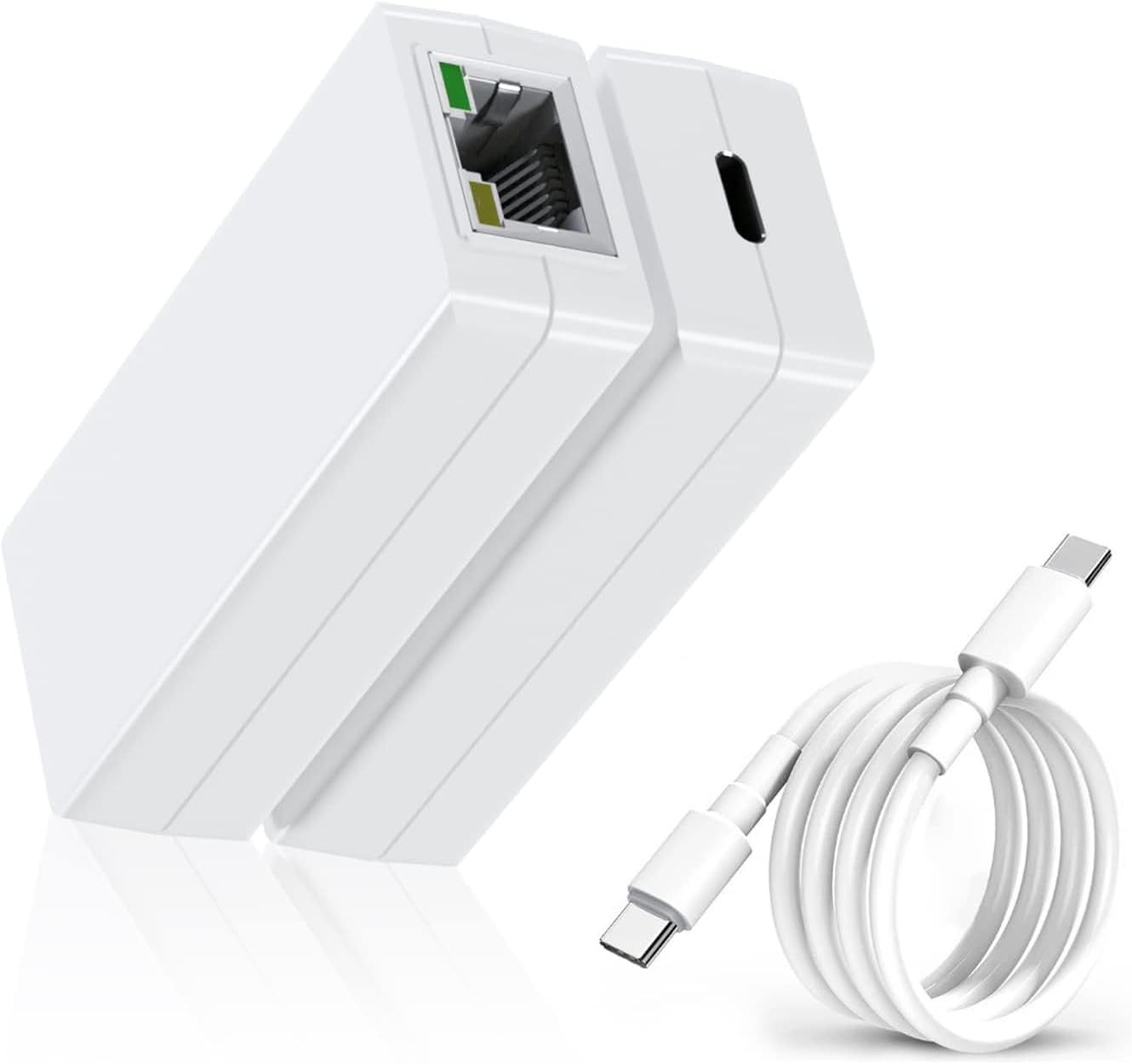 PROCET PoE to USB-C Adapter | 10W Power & 100Mbps Data for Tablets