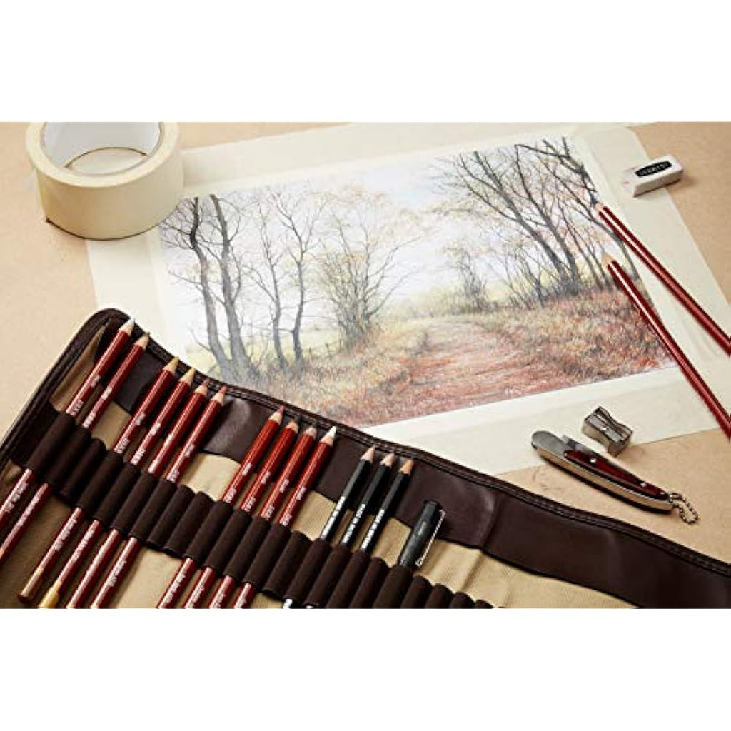 Derwent Drawing Pencils - Professional Coloured Pencils, Set of 24