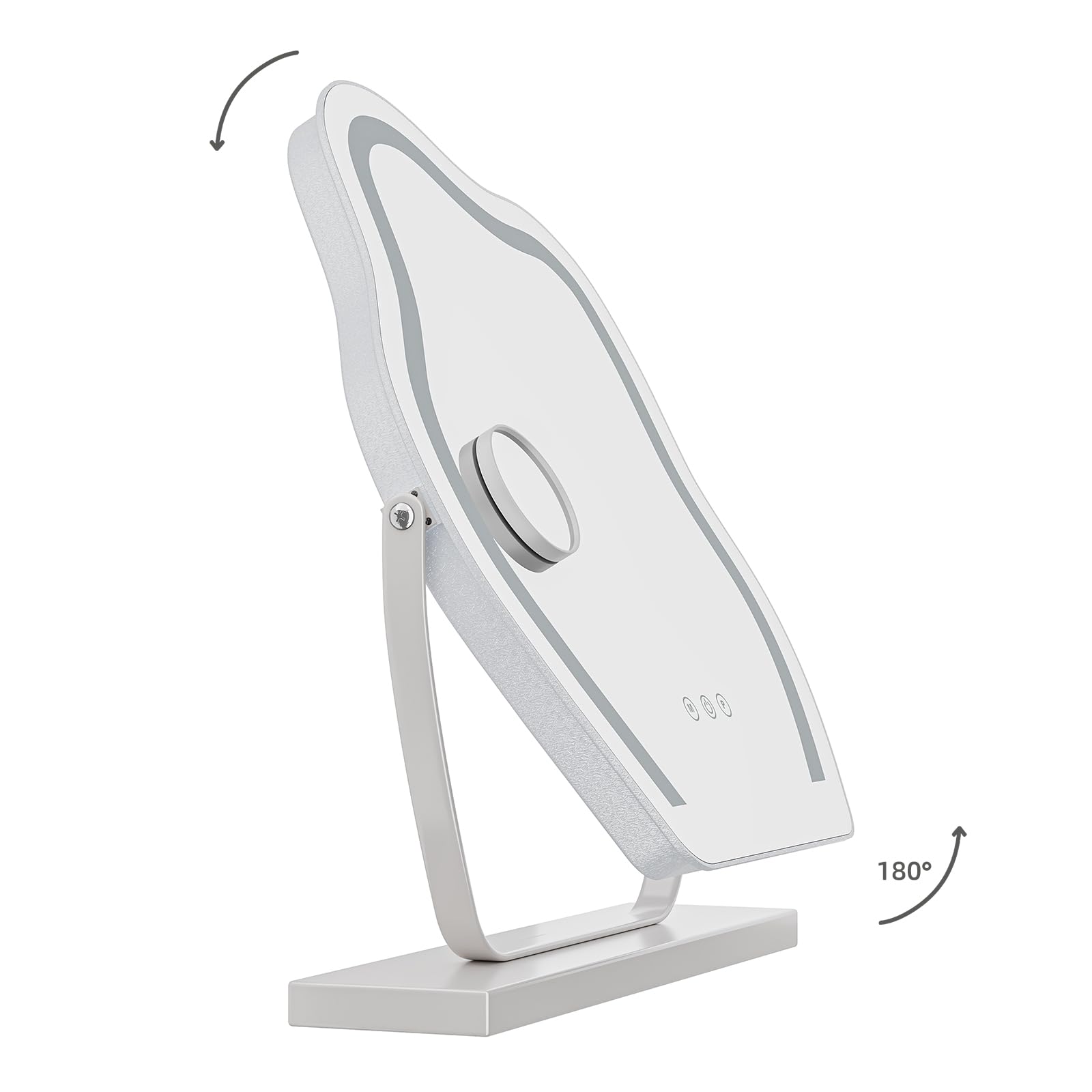 Dripex Cloud Hollywood LED Vanity Mirror – 3 Color Modes & 5X Magnifier