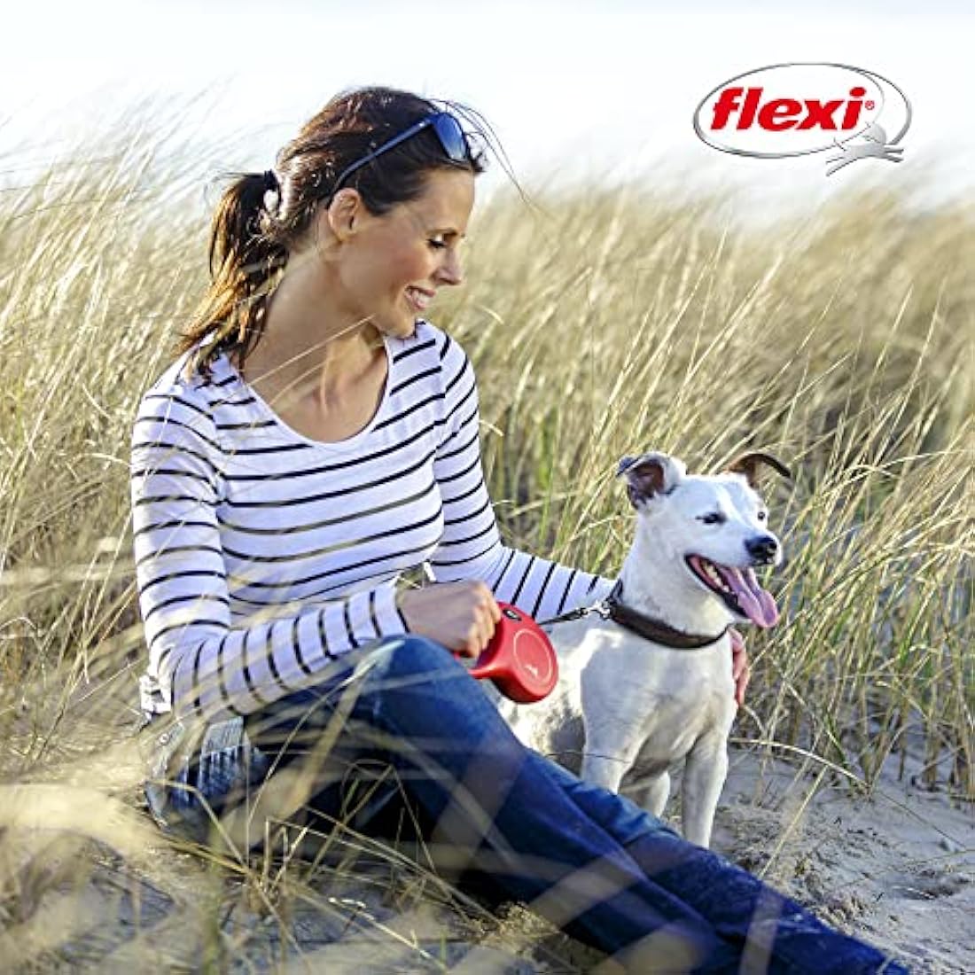 Flexi New Classic Retractable Cord Dog Leash - Small, 26ft, Black