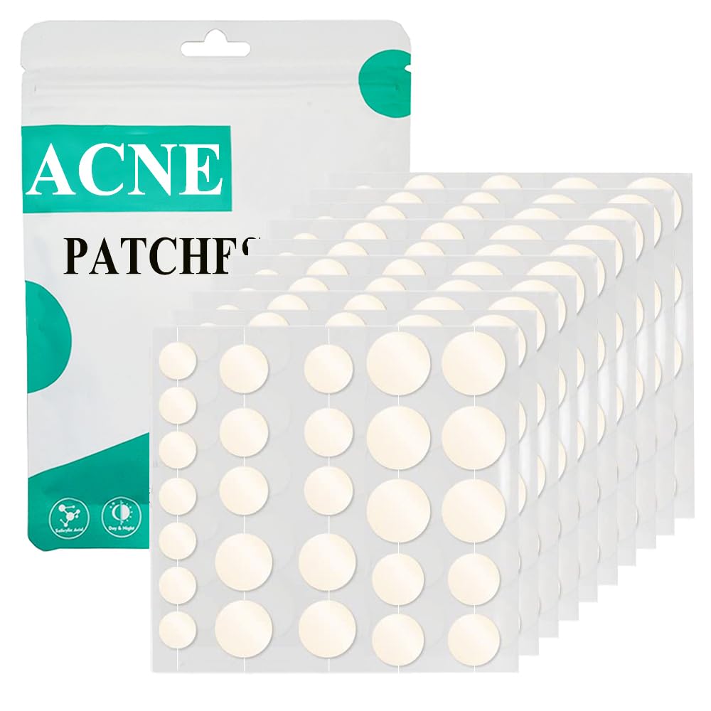 Zemolo 600pcs Hydrocolloid Pimple Patches with Tea Tree Oil for Acne