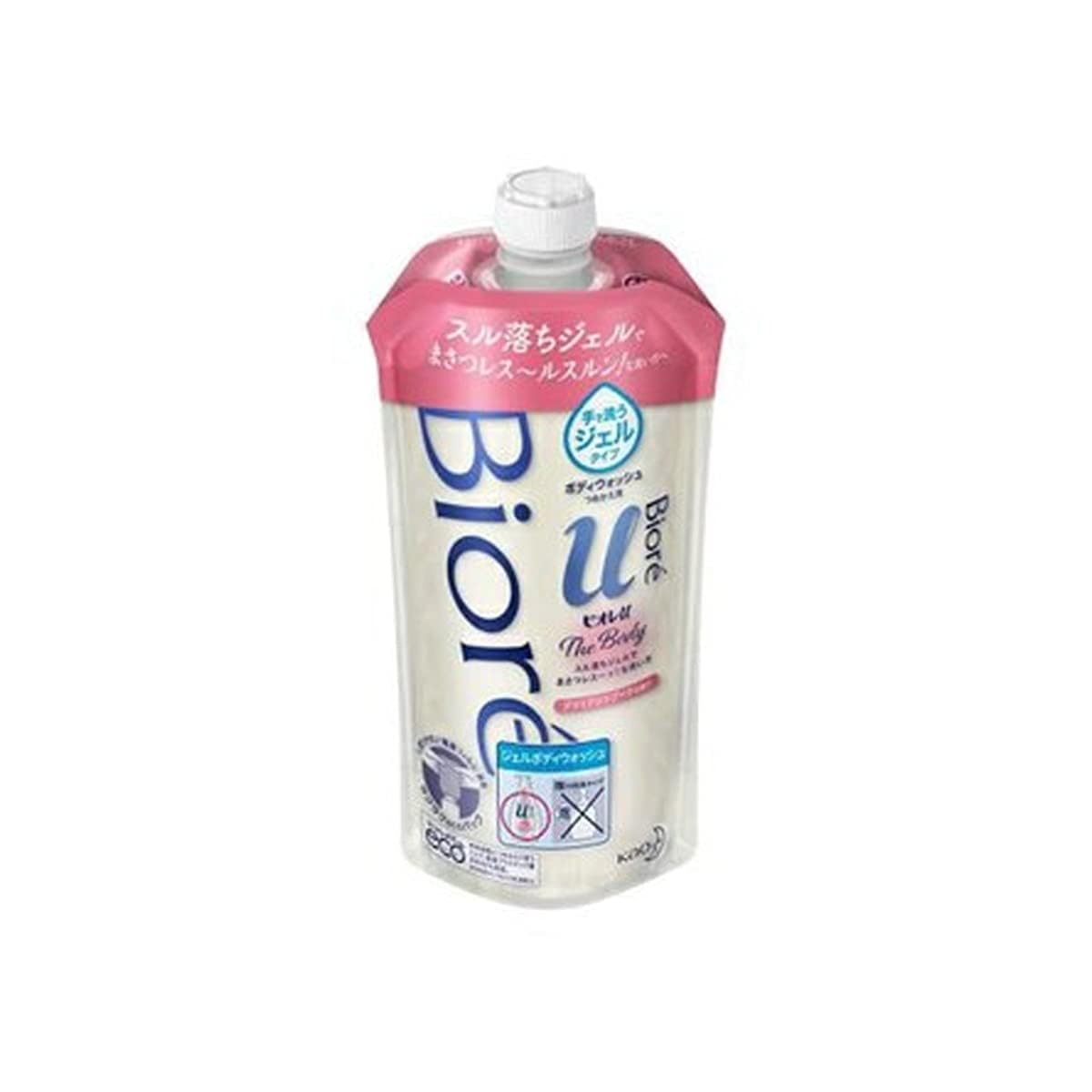 Biore U The Body Gel Body Wash Refill - Brilliant Bouquet - 340ml