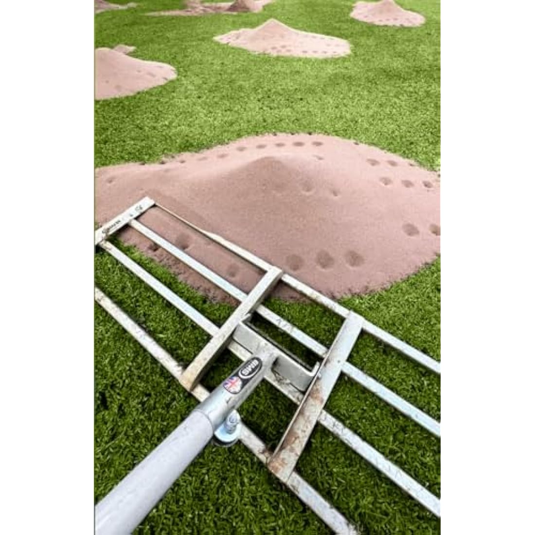BMS 38" Stainless Steel Lawn Levelawn Lute | Heavy-Duty Aluminium Handle