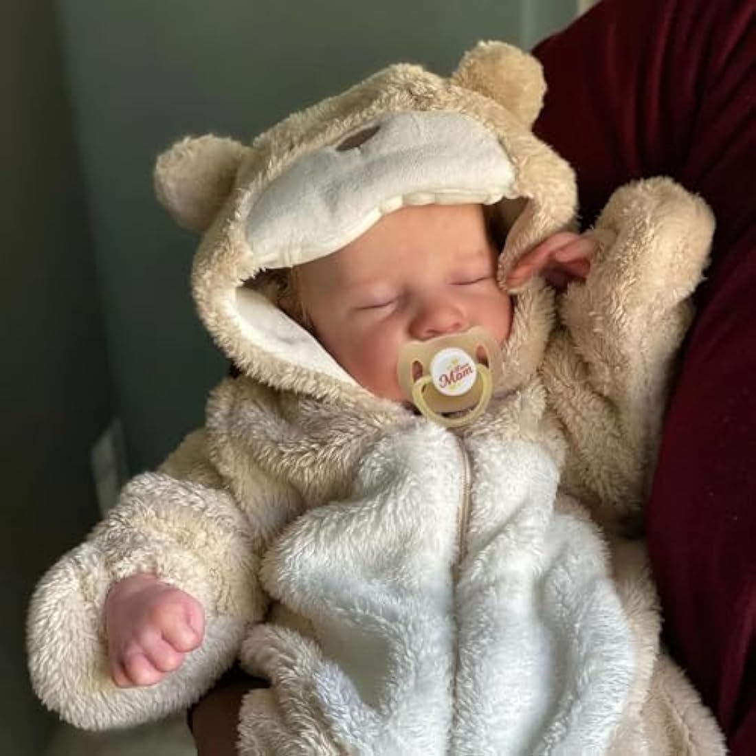 BABESIDE 17 Inch Reborn Baby Doll – Realistic Sleeping Silicone Vinyl Boy