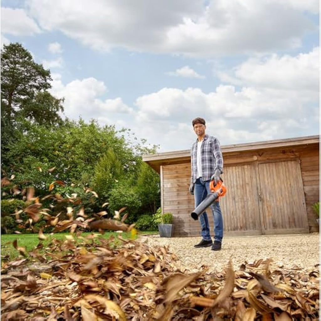 Black+Decker 18V Axial Leaf Blower – Cordless Garden Tool (Bare Unit)