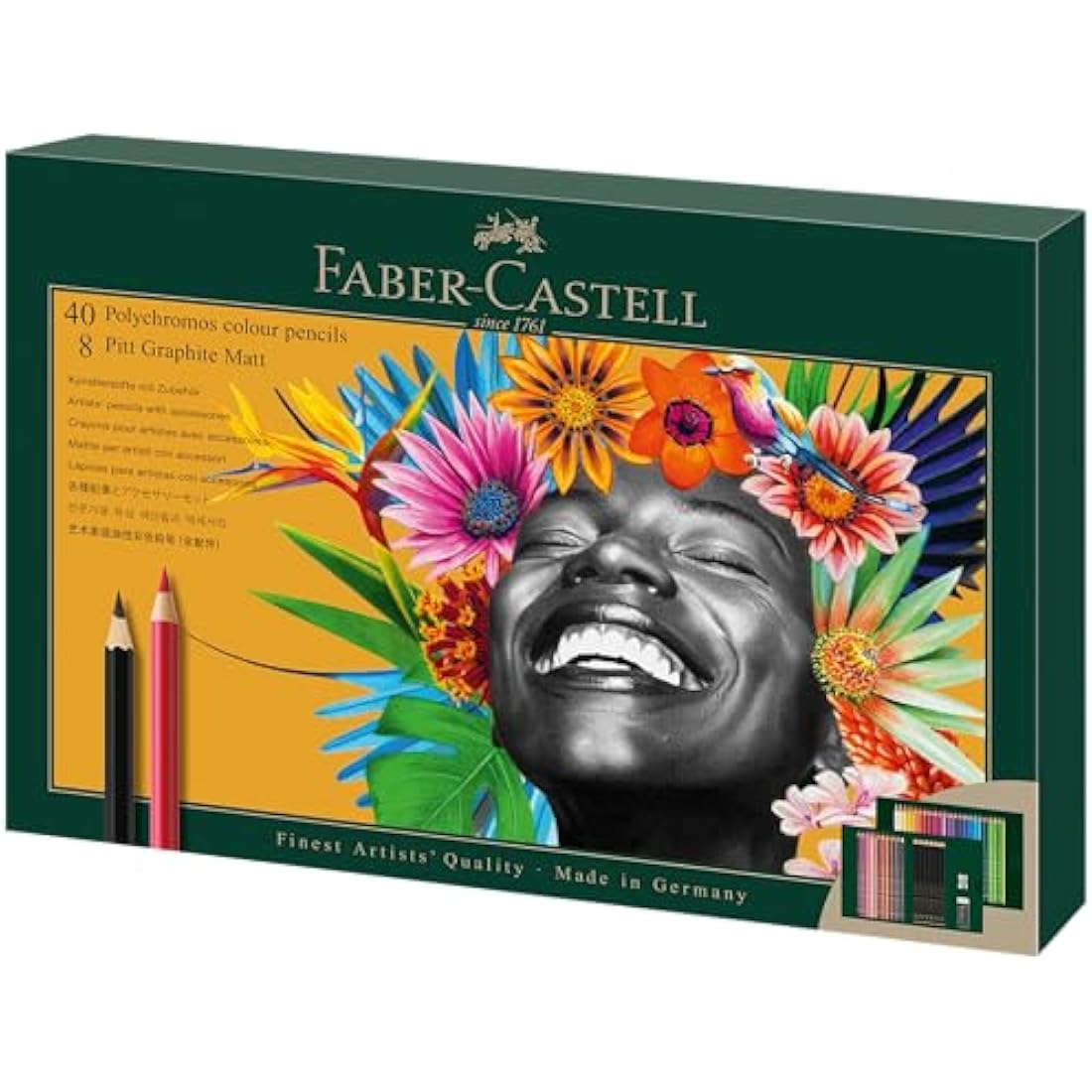 Faber-Castell Polychromos Colour Pencil Gift Set – Professional Art Set