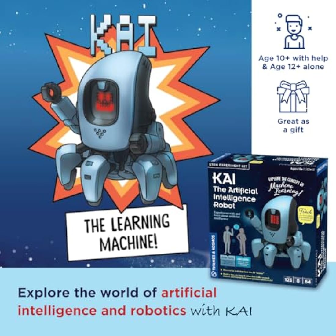 Thames & Kosmos KAI: Artificial Intelligence Robot STEM Science Kit