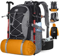 50L Hiking Backpack – Waterproof Camping Rucksack with Shoe Pocket
