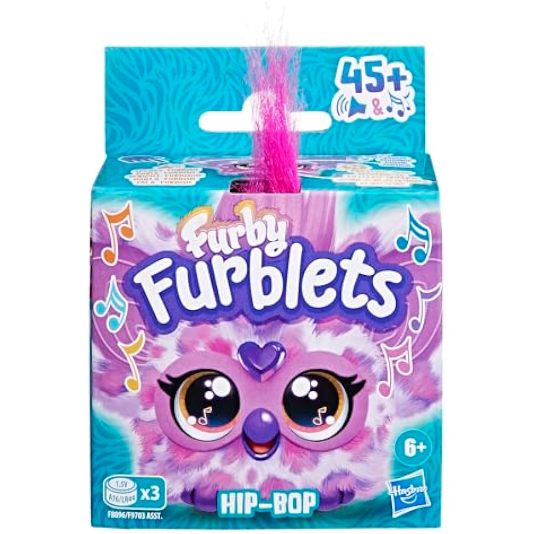Furby Furblets Hip-Bop Mini Electronic Plush Toy | Pink Hip Hop