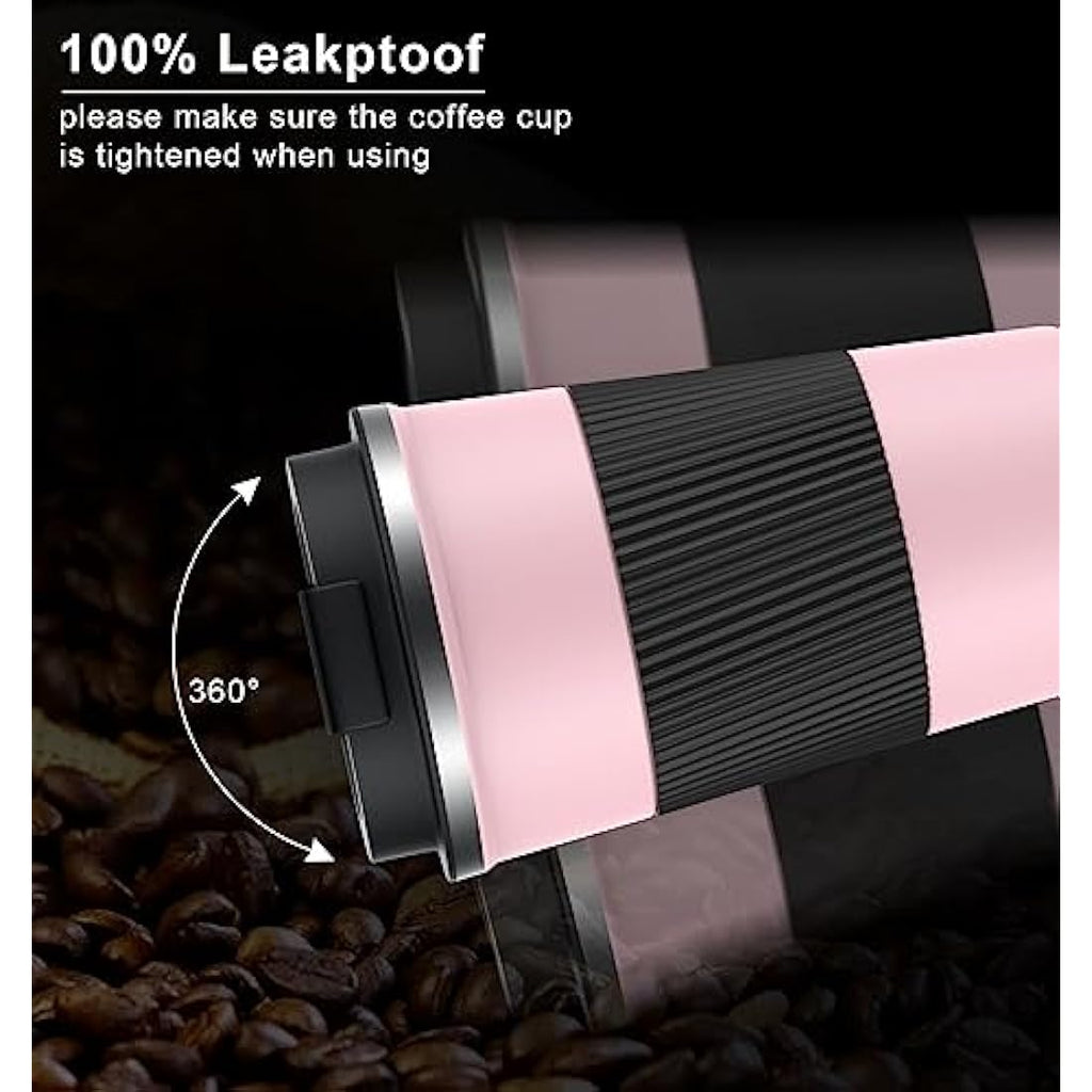 CS COSDDI Insulated Travel Mug – 380ml Leakproof Stainless Steel Cup