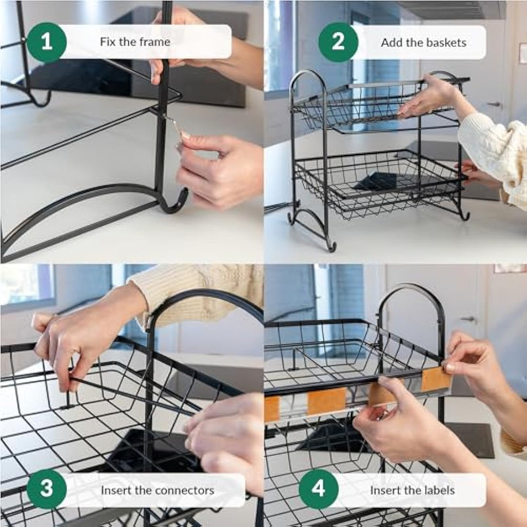 Jolof Store Stackable Candy Display Rack | 3-Tier Countertop Snack Organiser