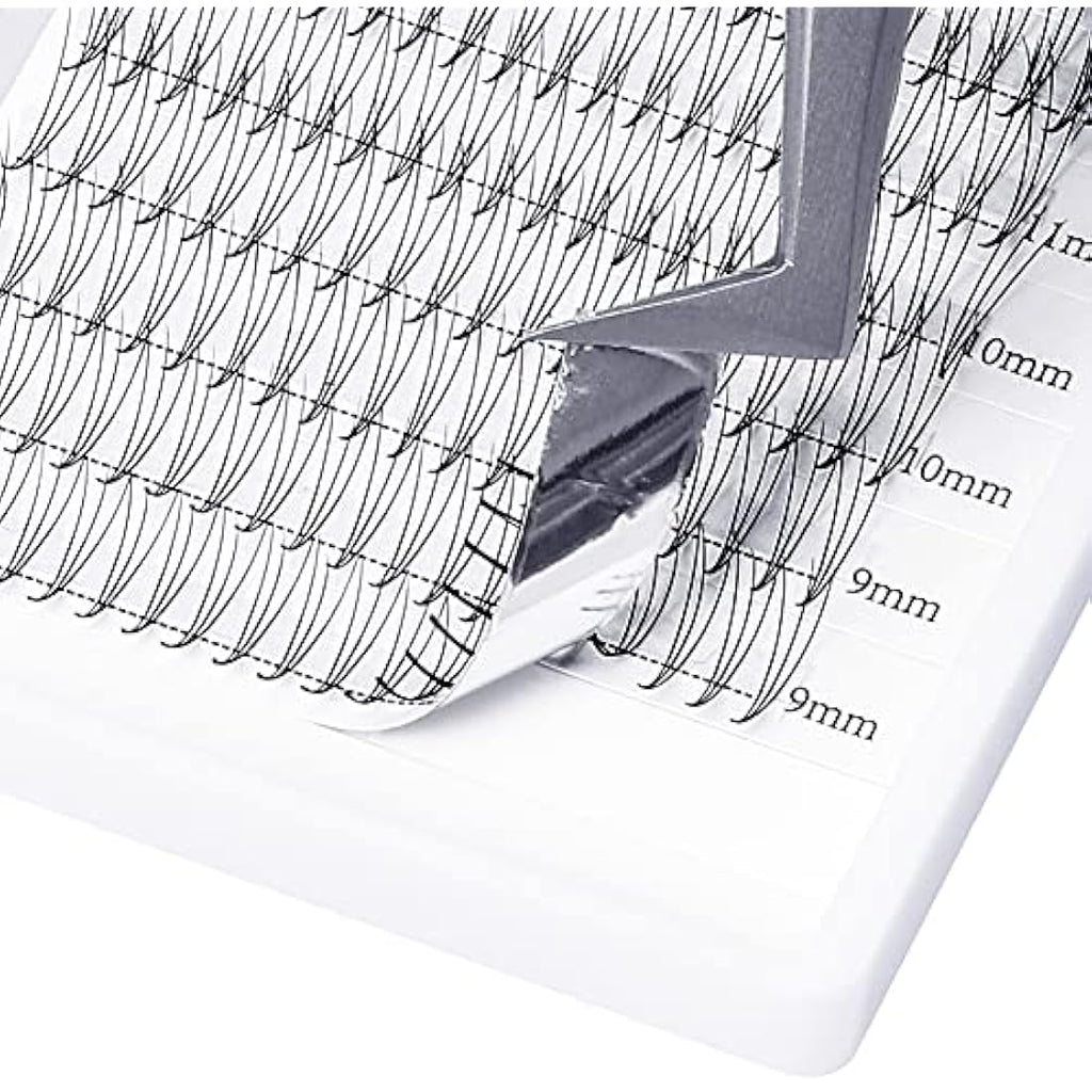 Gemerry 3D Premade Fan Eyelash Extensions | D Curl 0.07mm Russian Volume