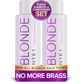 NYK1 Purple Shampoo and Conditioner Set - Sulphate Free Blonde Toner
