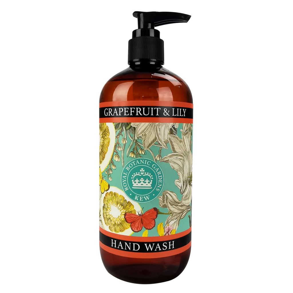 Kew Gardens Grapefruit & Lily Hand Wash – Enriched with Aloe Vera 500ml