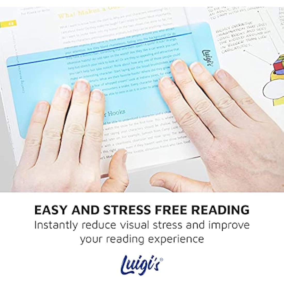 SB Education Dyslexia Reading Strips - 10 Pack Coloured Overlays