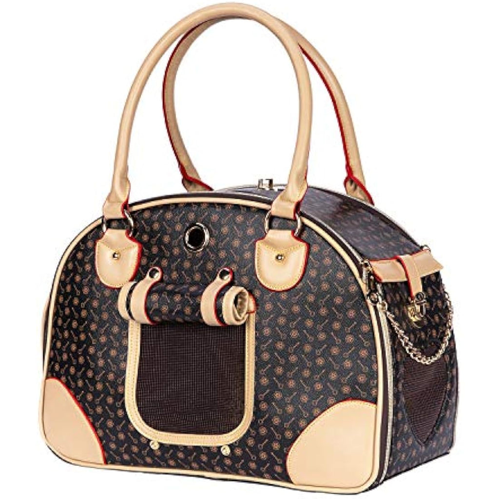 Jolof Store Luxury PU Leather Pet Carrier | Airline Approved Cat & Dog Bag