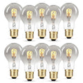 greenandco E27 Vintage LED Filament Bulb – 1800K Warm White 10-Pack