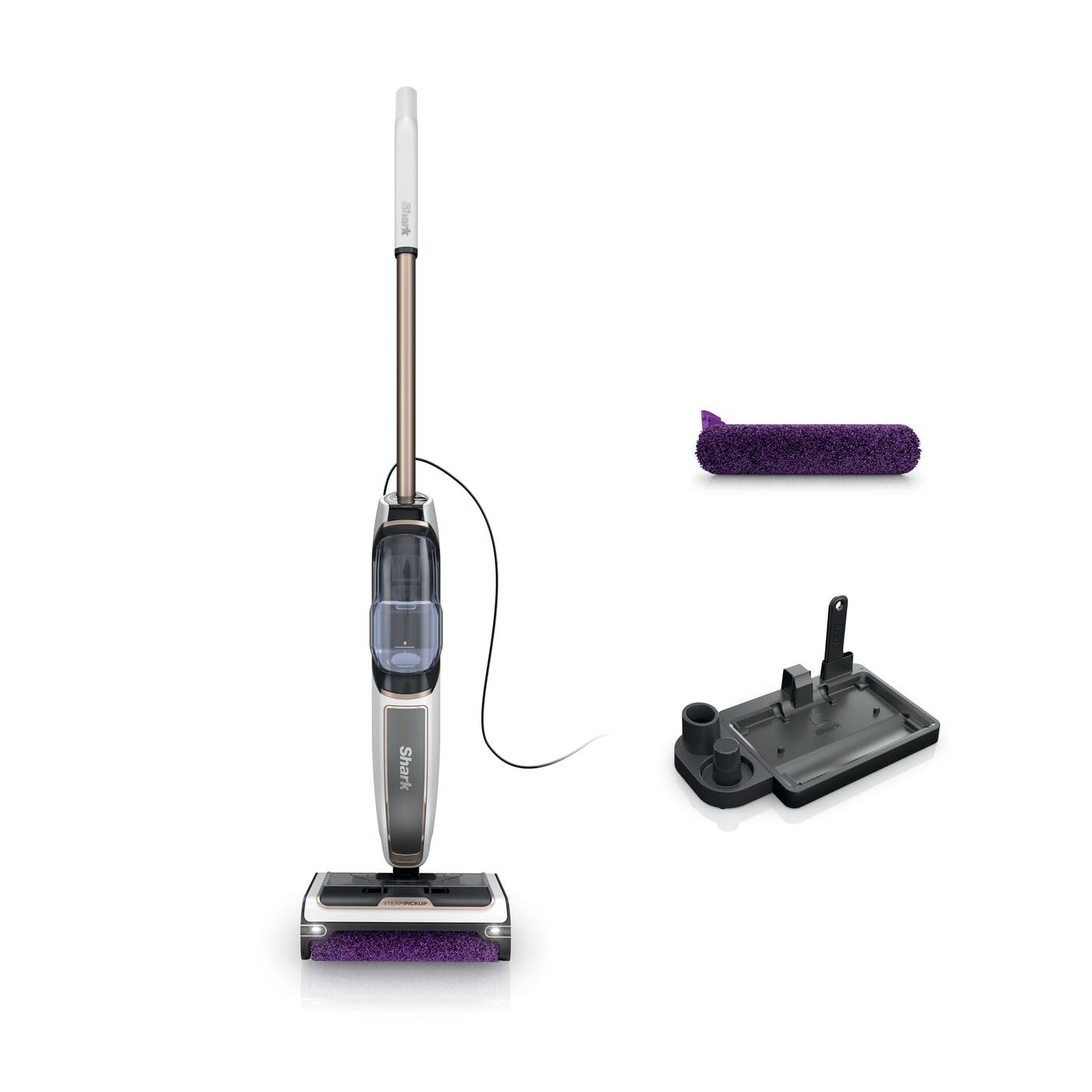 Shark SteamPickUp 3-in-1 Steam Mop for Hard Floors - White SD200UK