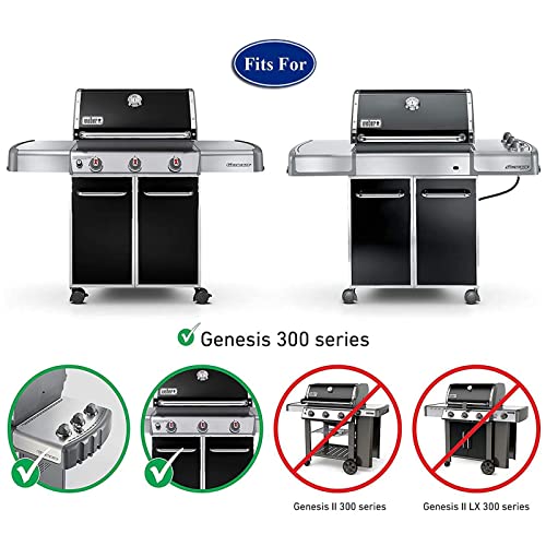 GFTIME Stainless Steel Cooking Grates for Weber Genesis 300 Series, 2-Pack