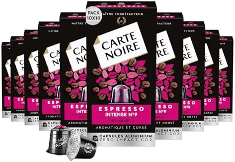 Carte Noire Espresso Intense - 100 Nespresso Compatible Capsules