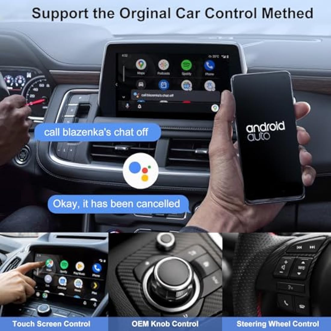 UWECAN Wireless Android Auto Adapter – Plug and Play Dongle for Cars
