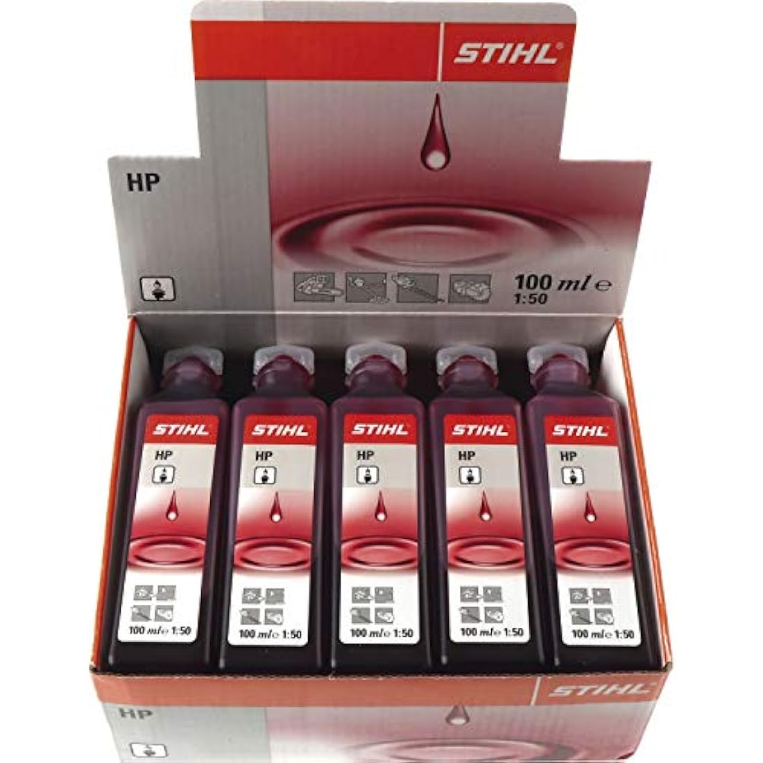 Stihl 2-Stroke Engine Oil 1:50 – 100ml Mineral Oil (Pack of 10)