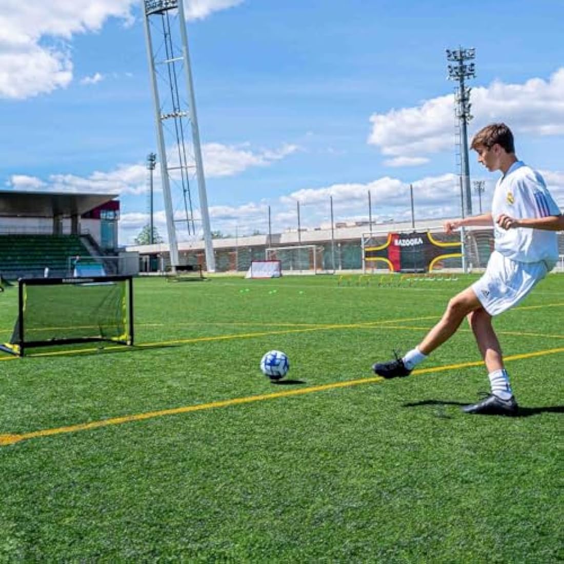 BazookaGoal Original Pop Up Soccer Goal – Portable Folding Mini Goal