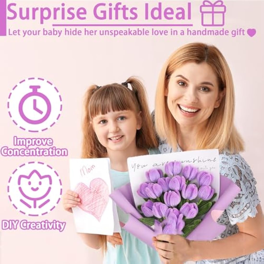 FunzBo 1200+ Pcs Arts and Crafts Supplies Kit for Kids – DIY Art Set