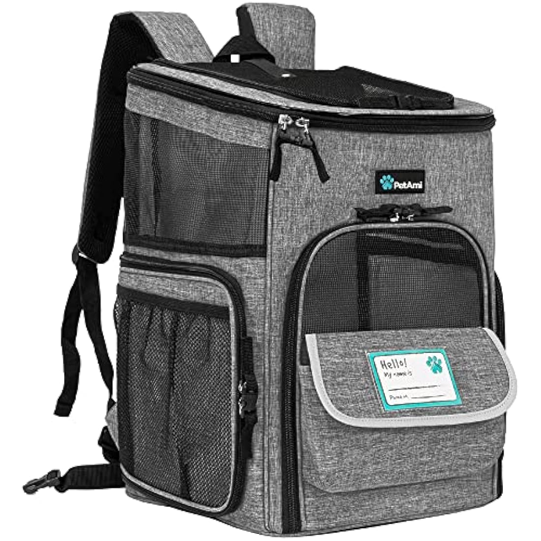 PetAmi Pet Carrier Backpack - Airline Approved Ventilated Cat & Dog Bag