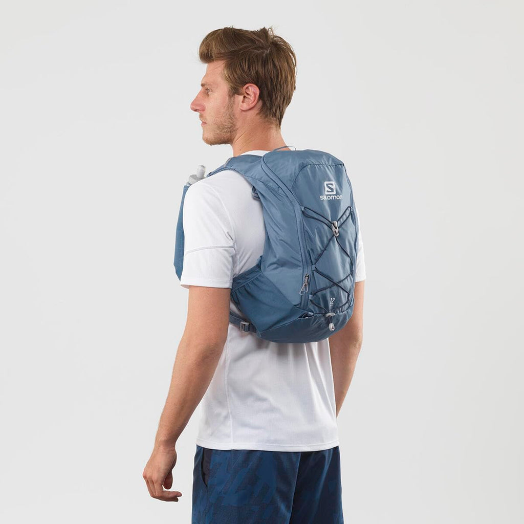 Salomon Agile 12 Hydration Vest – Unisex Trail Running Pack, Blue