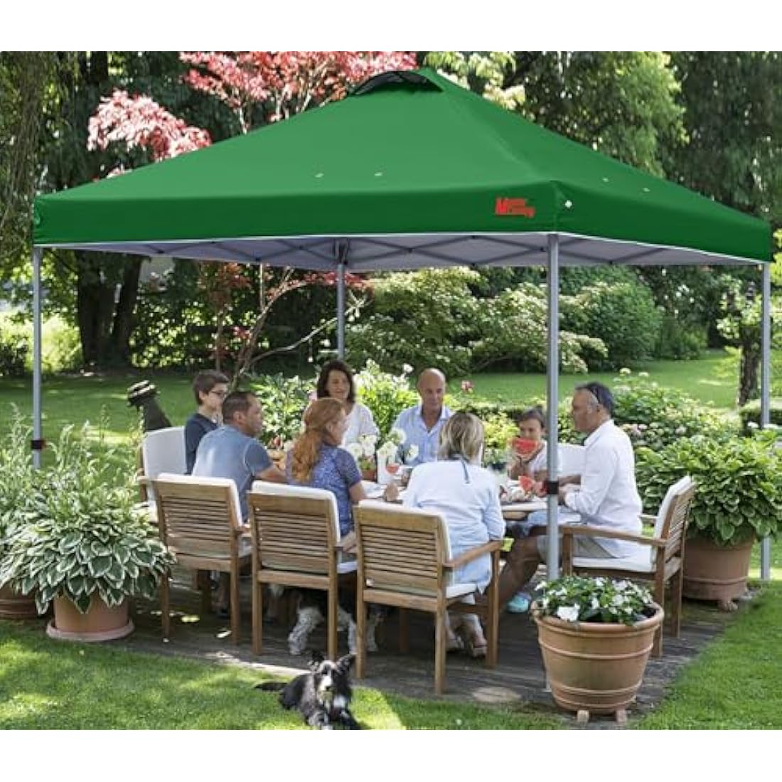 MASTERCANOPY 3x3M Pop-up Gazebo Tent | UV Protection Canopy - Forest Green