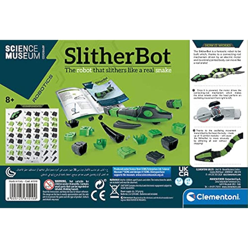 Clementoni Slither Bot – Moving Snake Robot STEM Learning Kit