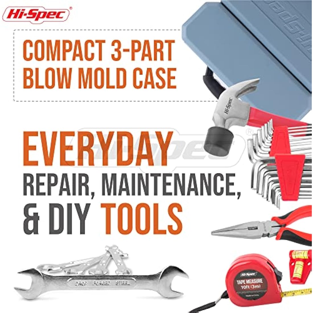 Hi-Spec 73pc Household Tool Kit – Complete Hand Tool Set for DIY