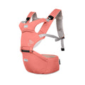 SONARIN Ergonomic Hipseat Baby Carrier | 100% Cotton 6-Position - Pink