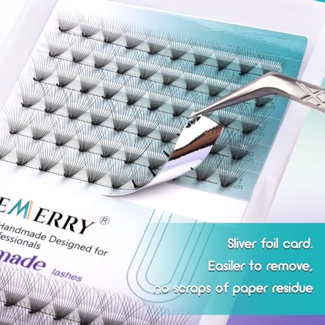 Gemerry 8D Premade Fan Eyelash Extensions | 0.07mm D Curl Russian Volume