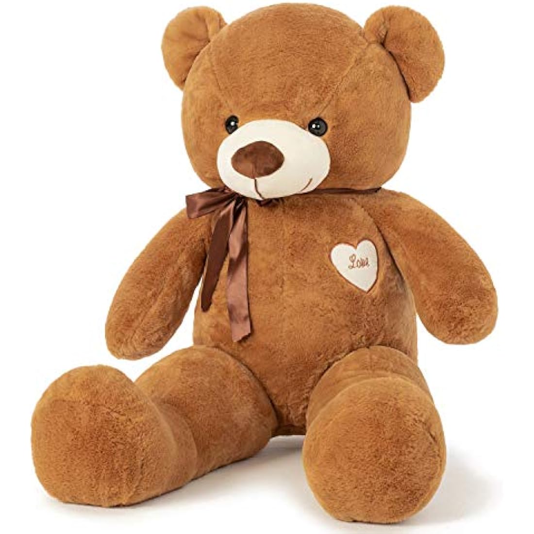 YunNasi Giant Teddy Bear – 39 Inch Brown Stuffed Animal Plush Toy