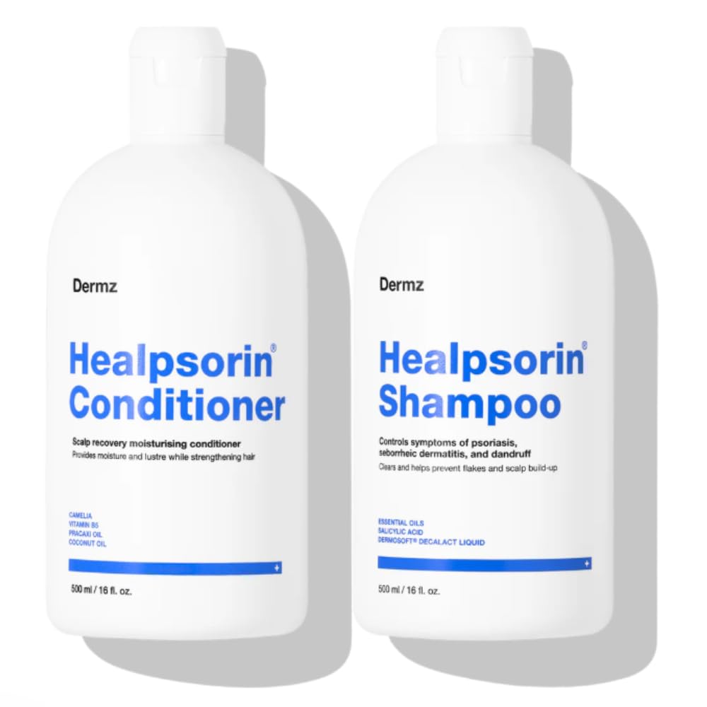 Healpsorin Shampoo & Conditioner Set | Scalp Care for Dry Flaky Hair