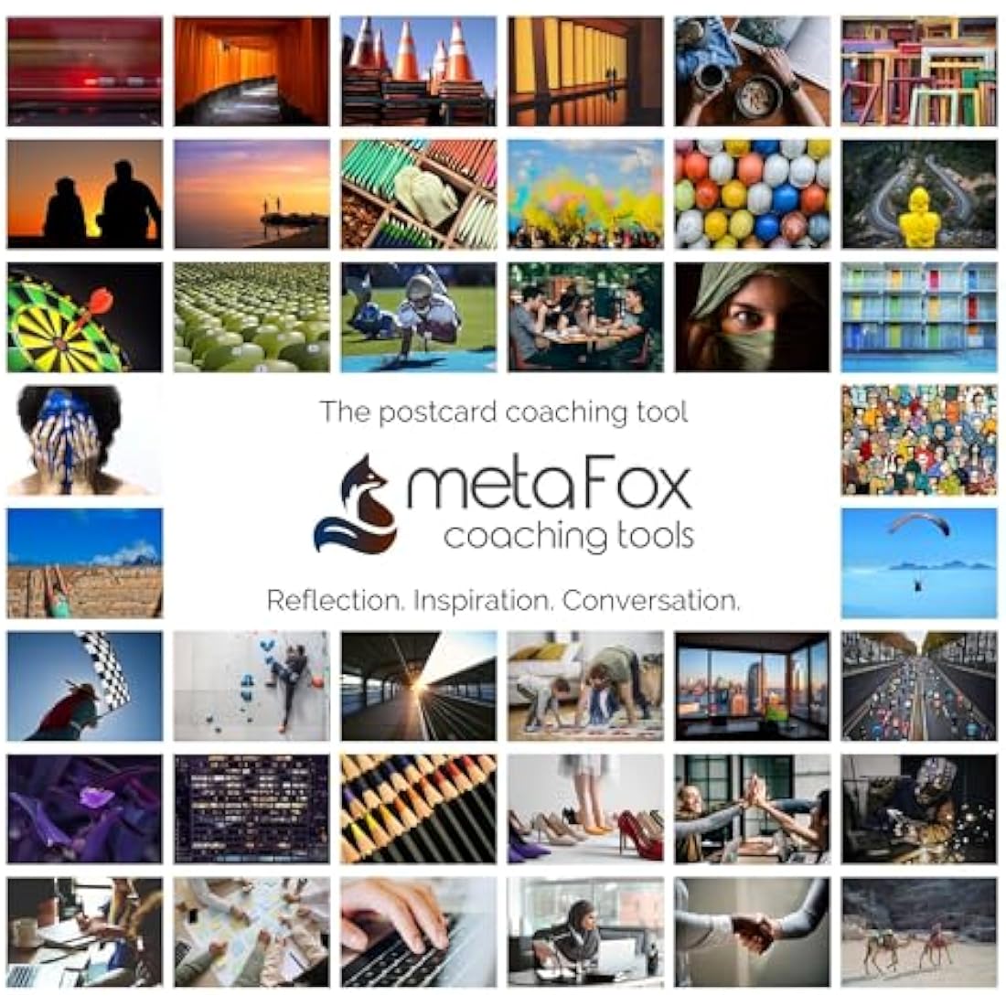 metaFox Putting People First Postcards – Eco-Friendly Artistic Set