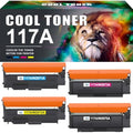 Cool Toner 117A Compatible Cartridge 4-Pack for HP Color Laser MFP 178 179
