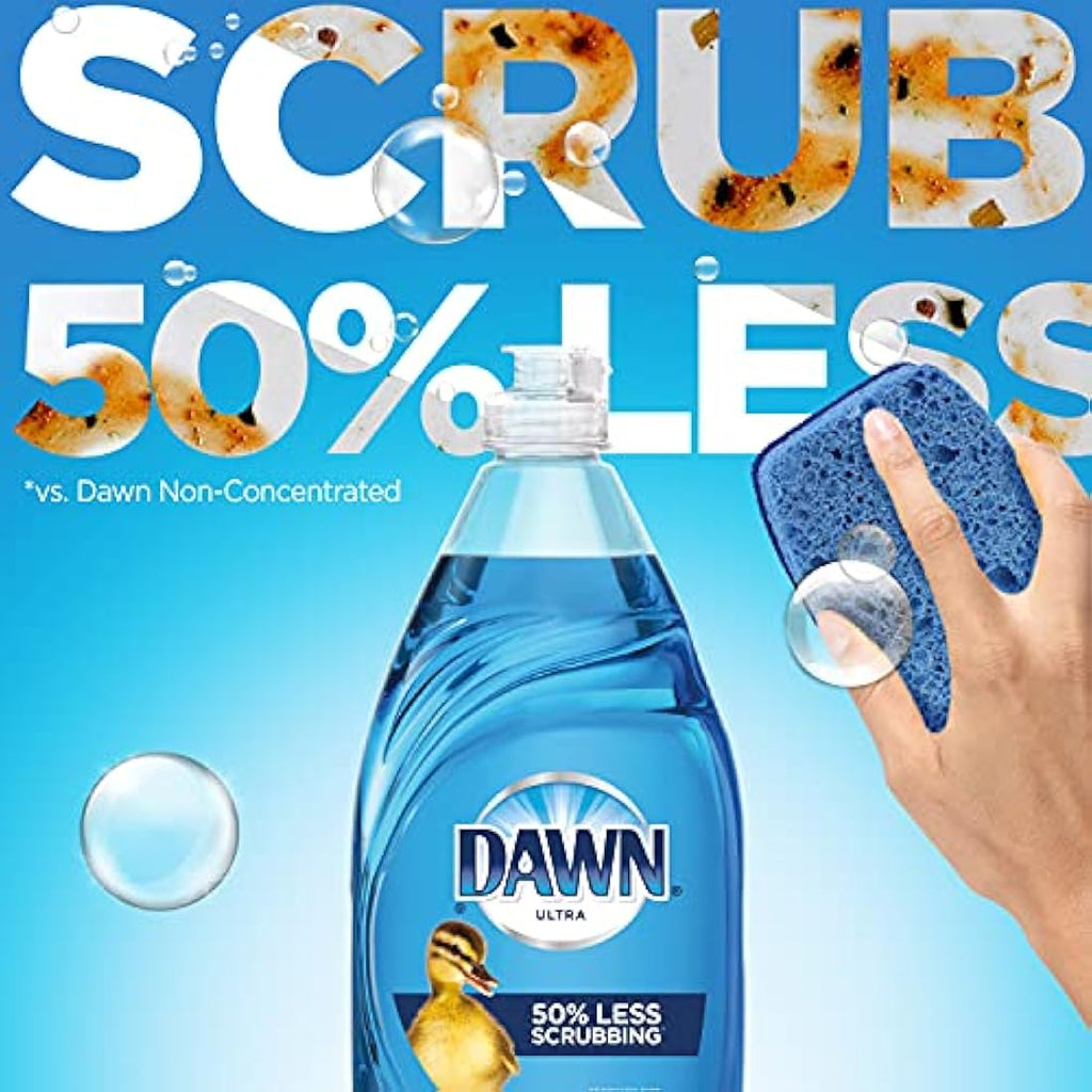 Dawn Ultra Dishwashing Liquid Dish Soap, Original Scent - 19.4 oz (573ml)