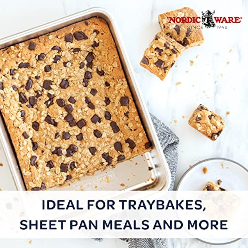 Nordic Ware Naturals 9x13 Rectangular Cake Pan | Aluminum Bakeware