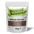 Nature’s Balance Whole Cloves – 1kg Dried Clove Buds for Cooking & Baking