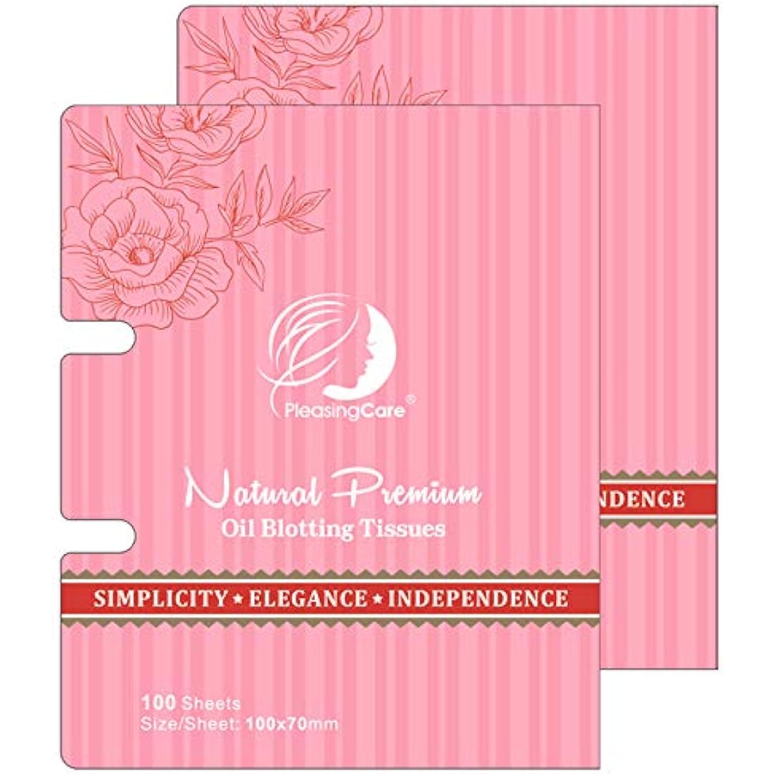 Jolof Store Rose Oil Blotting Paper – 2 Pack Mattifying Face Tissues