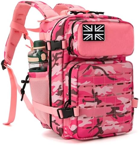 Military Tactical Backpack – Molle Hiking Rucksack 45L
