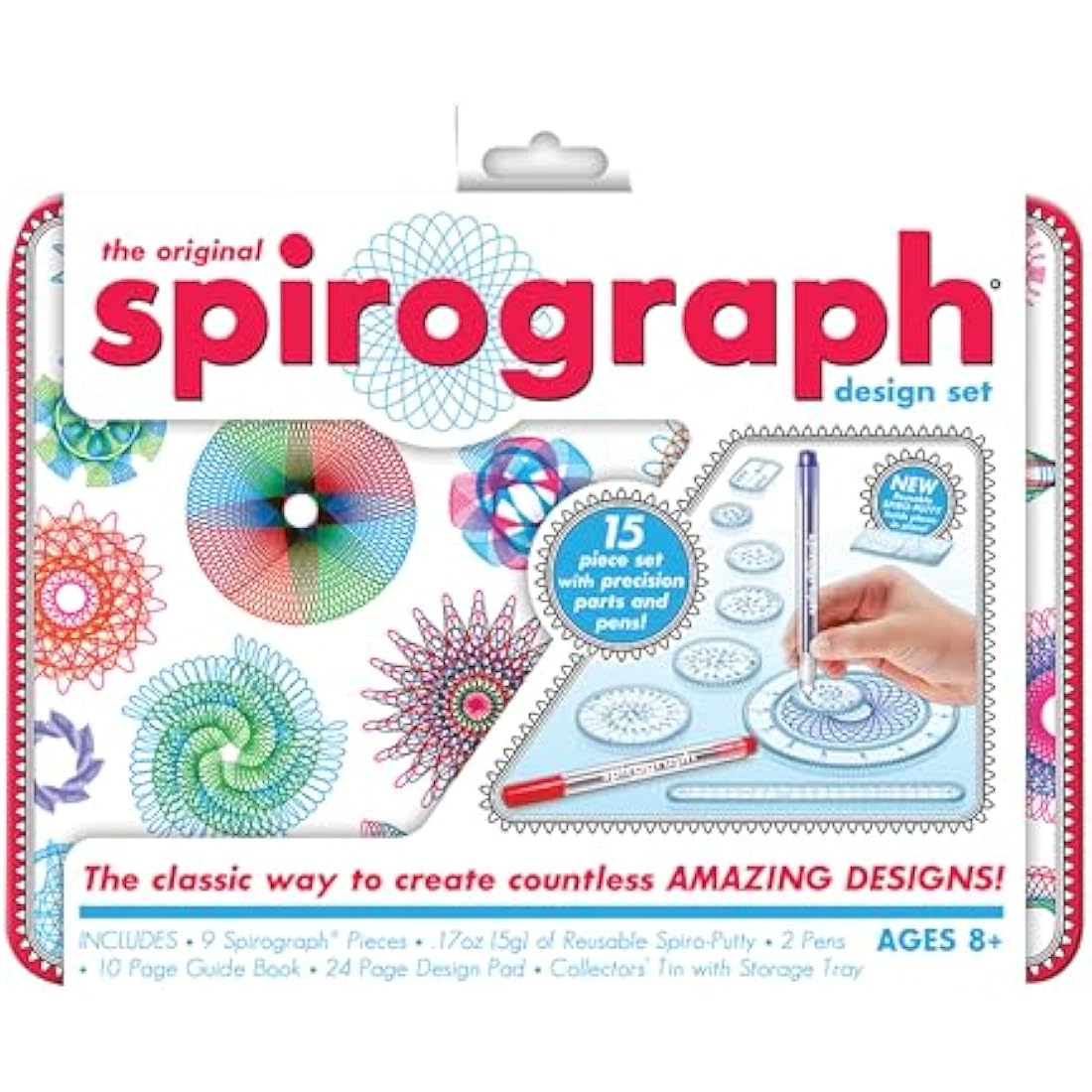 Spirograph Design Tin Set by Jolof Store – Creative Geometric Art Kit