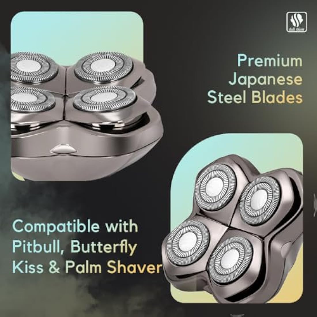 Skull Shaver Carver PRO 4 Head Replacement Blade | Japanese Steel