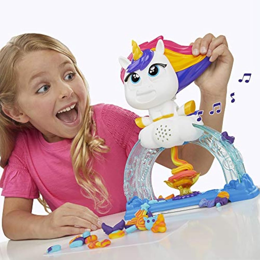 Play-Doh Tootie the Unicorn Ice Cream Maker Set with Silly Sounds
